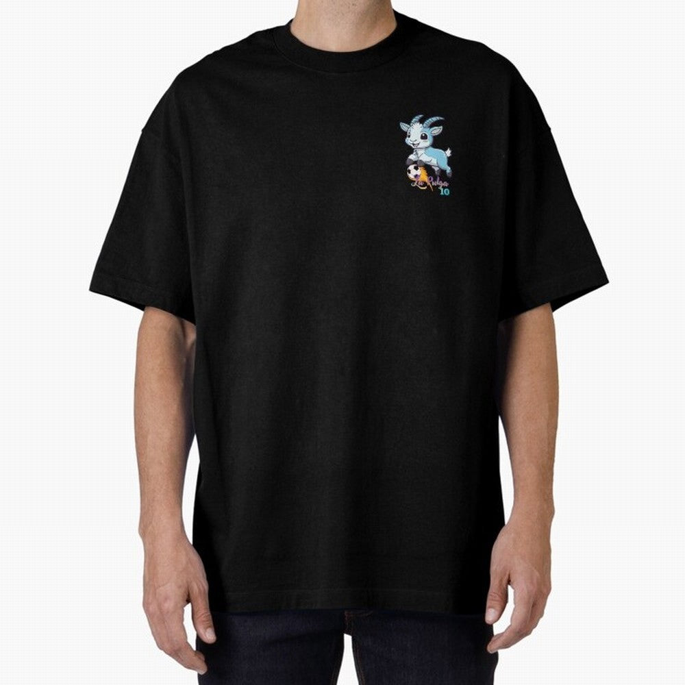 The Goat Flea Oversized T-Shirt Stand with FIFA World Cup 2026 Filled with CR7, Spain and Netherlands Energy, Goal Celebration Energy, Supporter Heritage, Football Icons and Worldwide Tournament Joy; Ideal for Passionate Fans Who Love Underdog