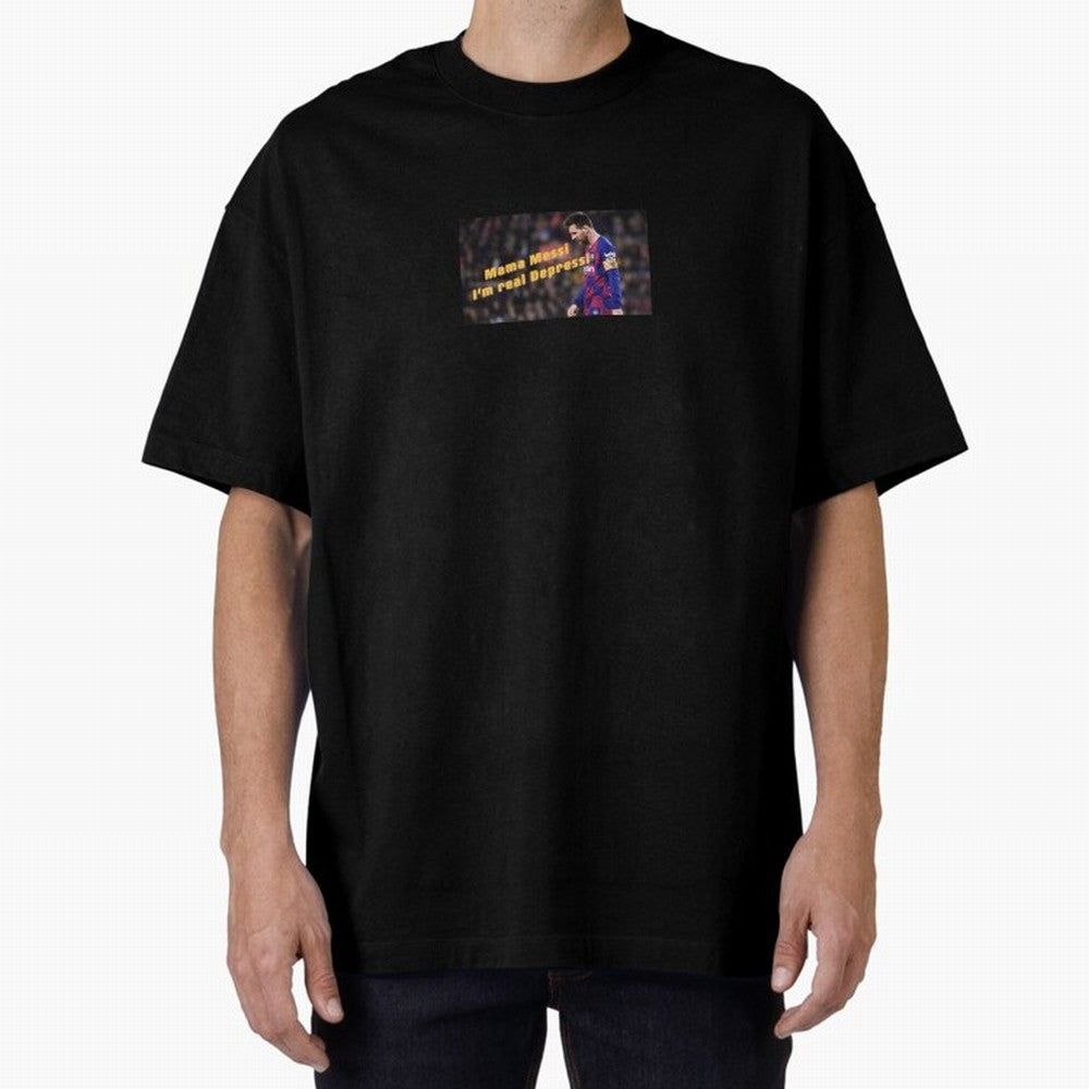 Mamma Messi, I'm Real Depressi Classic T-Shirt Cheer for FIFA World Cup 2026 Capturing CR7 and Messi, Brazil Energy, Classic Soccer Heritage, Championship Pressure, Fan Loyalty and International Pride; Made for Die Hard Supporters, Soccer Lovers,