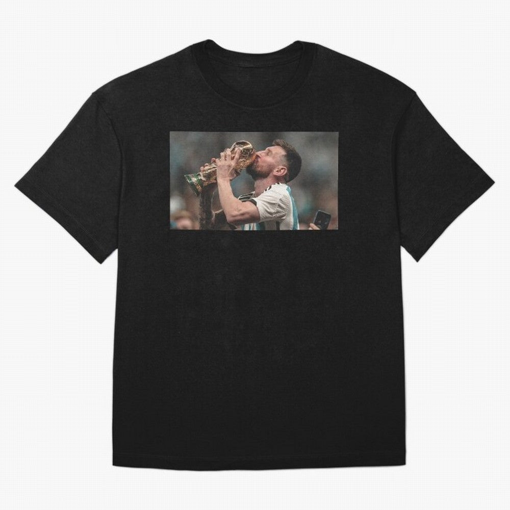 MESSI WITH THE WORLD CUP Classic T-Shirt Celebrate Global Passion for FIFA World Cup 2026 Group Stage for Fans of Neymar, Haaland and Cristiano Ronaldo and Portugal, Spain and Germany, Bringing Football Festival Excitement, Trophy Ambitions,