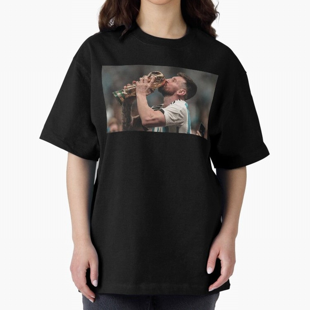 MESSI WITH THE WORLD CUP Classic T-Shirt Celebrate Global Passion for FIFA World Cup 2026 Group Stage for Fans of Neymar, Haaland and Cristiano Ronaldo and Portugal, Spain and Germany, Bringing Football Festival Excitement, Trophy Ambitions,
