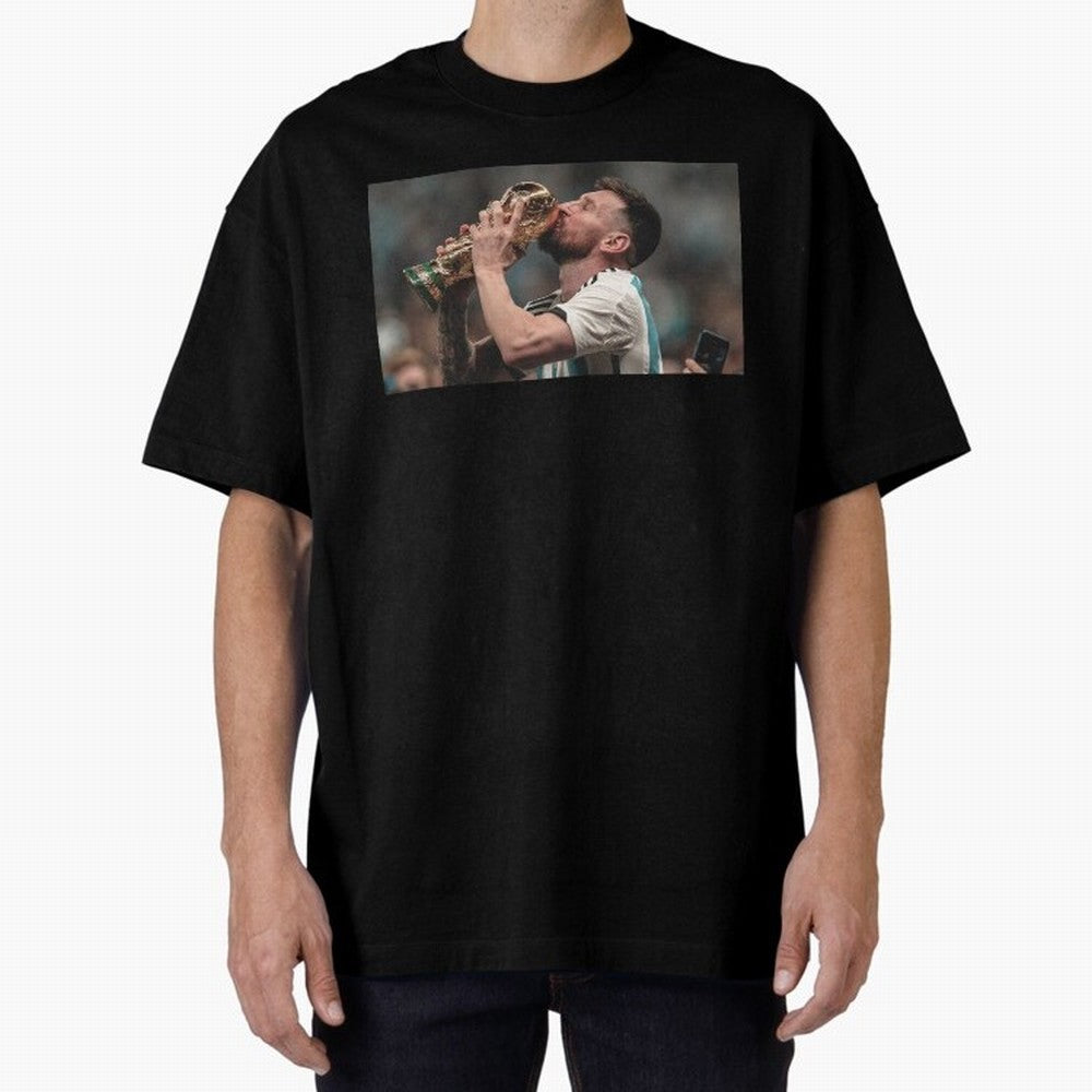 MESSI WITH THE WORLD CUP Classic T-Shirt Celebrate Global Passion for FIFA World Cup 2026 Group Stage for Fans of Neymar, Haaland and Cristiano Ronaldo and Portugal, Spain and Germany, Bringing Football Festival Excitement, Trophy Ambitions,