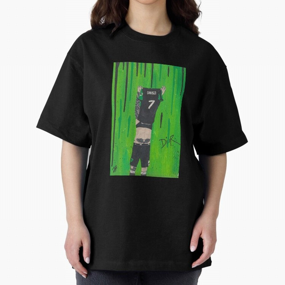 Austin'S Icon Relaxed T-Shirt Wear the Spirit of Global Football Passion for FIFA World Cup 2026 Group Stage, Highlighting Messi, Neymar and Mbappe, England, France and Netherlands, Fan Favorite Moments, National Team Passion, Big Match Drama and