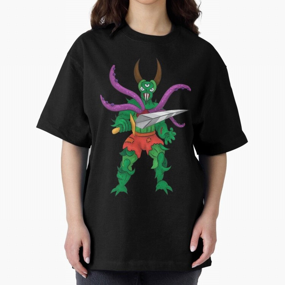Creature #76B - Messi the Monster Classic T-Shirt Represent Football Lovers during Global Football Passion for FIFA World Cup 2026 Group Stage, Centered on Haaland and Mbappe, Argentina and Brazil, Classic Soccer Heritage, Championship Pressure,