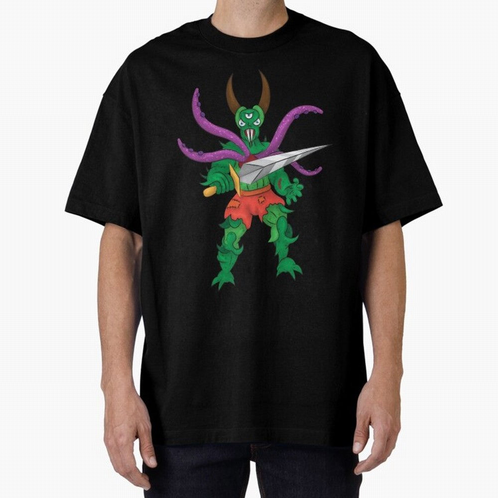 Creature #76B - Messi the Monster Classic T-Shirt Represent Football Lovers during Global Football Passion for FIFA World Cup 2026 Group Stage, Centered on Haaland and Mbappe, Argentina and Brazil, Classic Soccer Heritage, Championship Pressure,