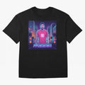 Inter Miami Football Legend Messi Cyberpunk Retro Futurist Design Classic T-Shirt Cheer through Every Moment of Global Football Passion for FIFA World Cup 2026 Group Stage, Built around CR7, England, Championship Spirit, Famous Goals, Roaring