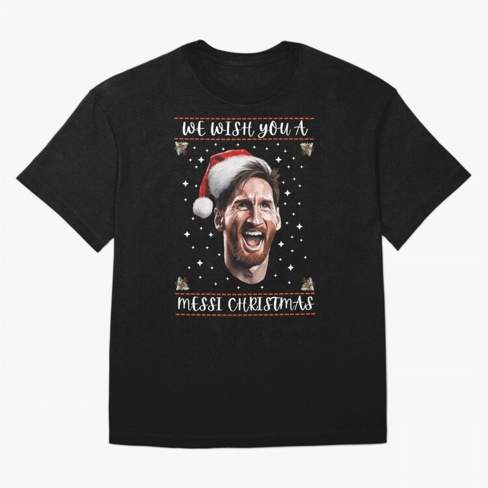Messi Christmas Funny Football Holiday Classic T-Shirt Celebrate the Next Chapter of FIFA World Cup 2026 Group Stage Connected to Messi, CR7 and Mbappe, Spain and Netherlands Energy, Worldwide Fan Energy, Dramatic Goals, Stadium Lights and