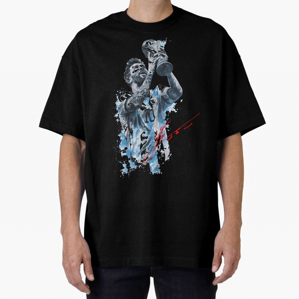 Leo Messi design Essential T-Shirt Keep the Match Day Mood of Match Day Hype around FIFA World Cup 2026 Group Stage, Haaland, Portugal, Spain and Germany, Fan Favorite Moments, National Team Passion, Big Match Drama and Soccer History; Created for