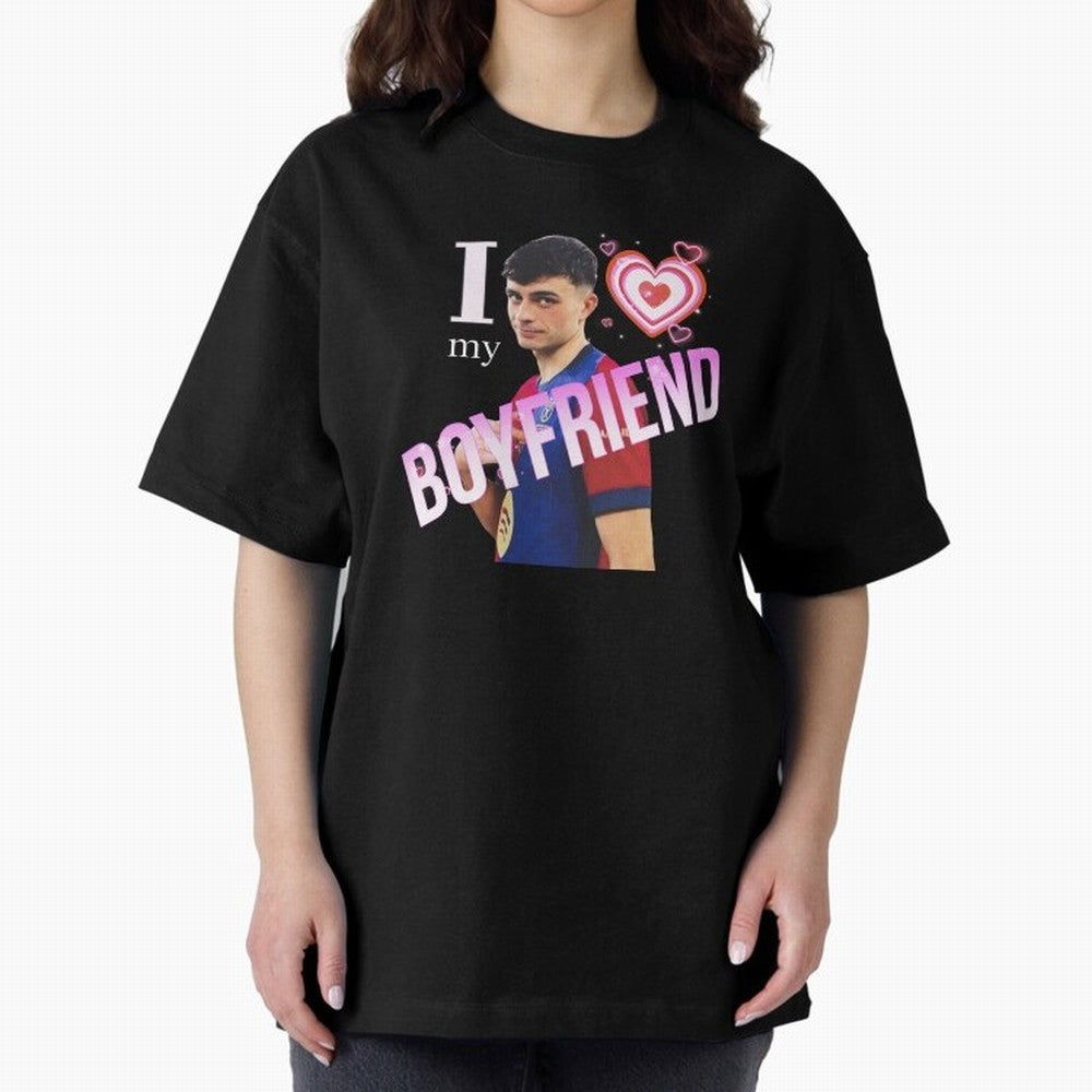 Pedri I love my boyfriend Classic T-Shirt Show Passion for the Stars of Match Day Hype around FIFA World Cup 2026 Group Stage, Mbappe, Brazil, Portugal and Argentina, Sports Nostalgia, International Competition, Famous Players and Unforgettable