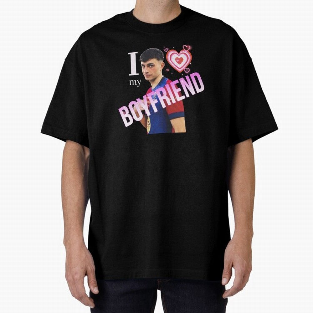 Pedri I love my boyfriend Classic T-Shirt Show Passion for the Stars of Match Day Hype around FIFA World Cup 2026 Group Stage, Mbappe, Brazil, Portugal and Argentina, Sports Nostalgia, International Competition, Famous Players and Unforgettable