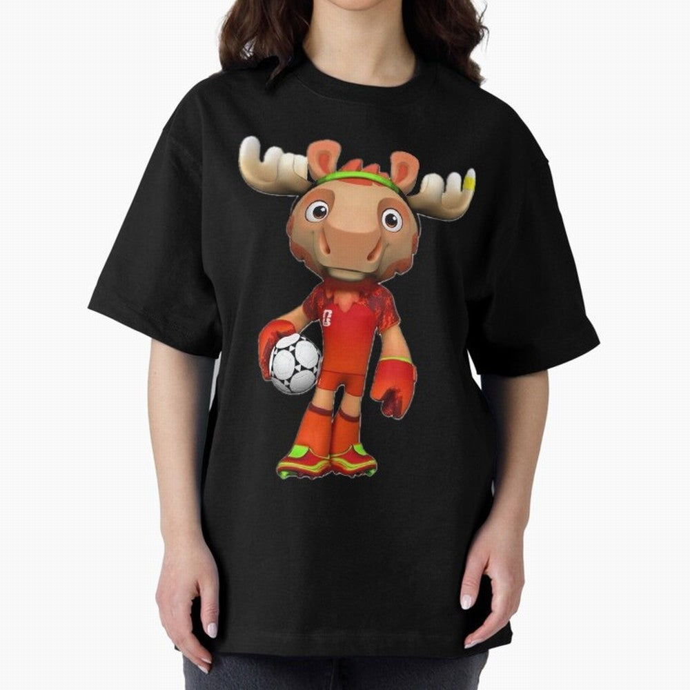 2026 World Cup, Mascots Oversized T-Shirt Show Your Love for Global Football Passion for FIFA World Cup 2026, Celebrating Cristiano Ronaldo, Brazil, Portugal and Argentina, Supporter Pride, Iconic Celebrations, Legendary Names and Global Match Day