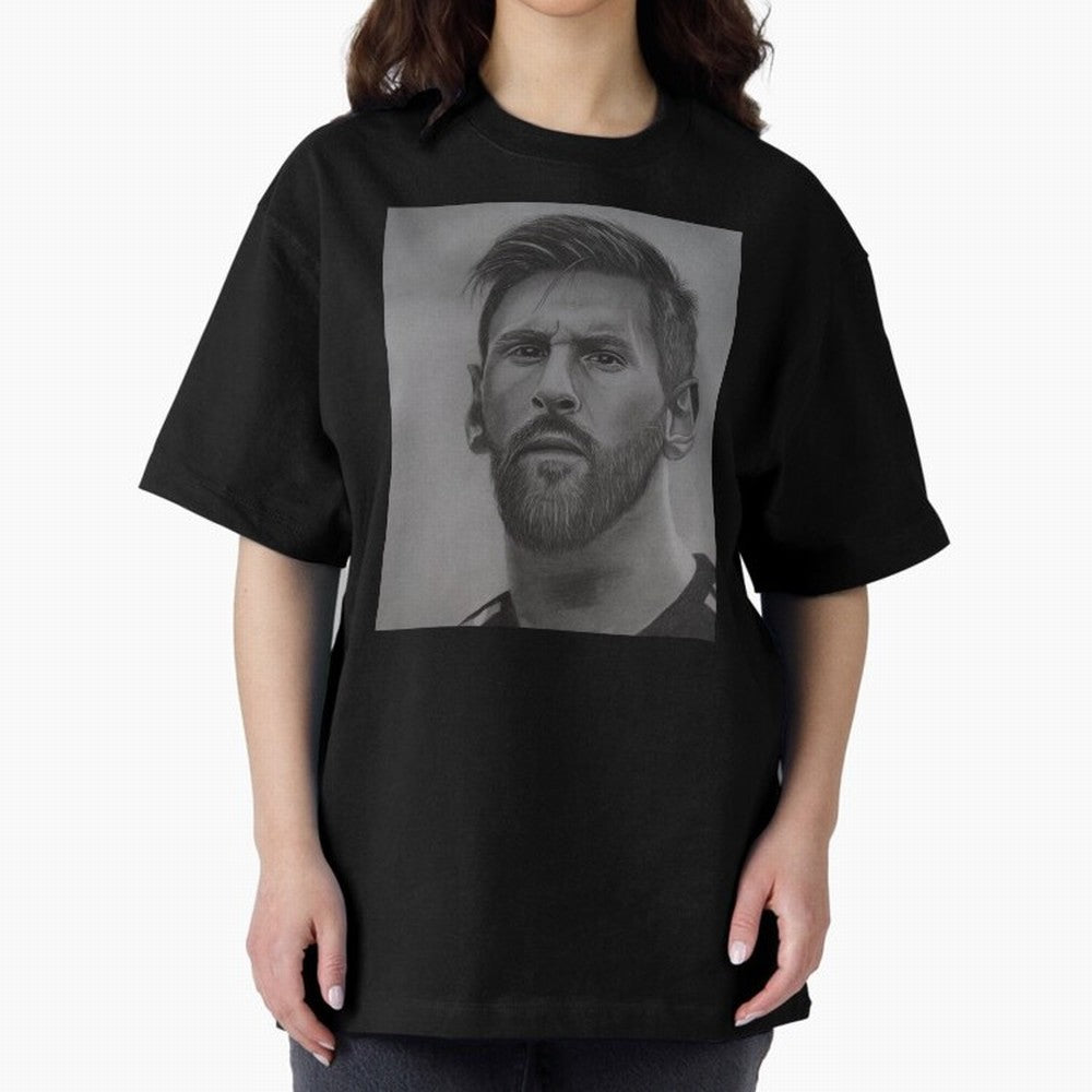 Messi Focused Portrait Art Classic T-Shirt Represent Fans Who Live for FIFA World Cup 2026 Filled with Haaland and Mbappe, Argentina Energy, Retro Football Energy, Iconic Rivalries, Trophy Chase Drama and Stadium Atmosphere; Built for Supporters