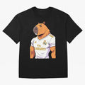 Real Madrid capybara elegant Classic T-Shirt Support Iconic Players in FIFA World Cup 2026 Spirit, Made for Argentina, Messi and Cristiano Ronaldo, Retro Football Energy, Iconic Rivalries, Trophy Chase Drama and Stadium Atmosphere; Great for