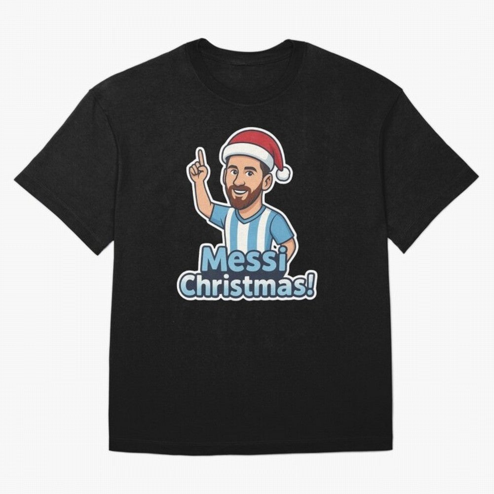 Messi Christmas! Messi Holiday cheer Essential T-Shirt Carry the Colors and Pride of Match Day Hype around FIFA World Cup 2026 USA Canada Mexico, Neymar, Haaland and Cristiano Ronaldo, France and Portugal, Classic Soccer Heritage, Championship