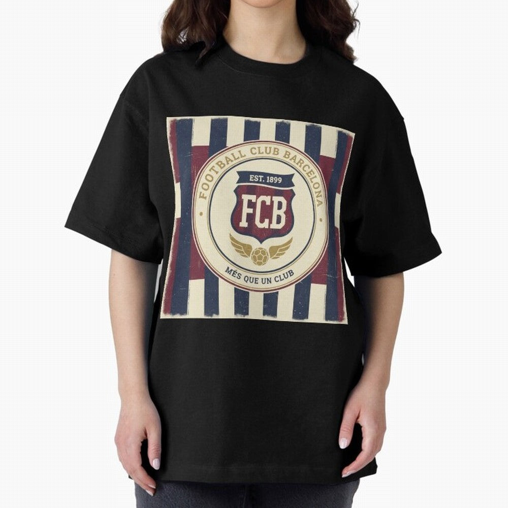 FCB Vintage - Football Fan Design Classic T-Shirt Show Your Tournament Heart for Global Football Passion for FIFA World Cup 2026 USA Canada Mexico, Inspired by CR7 and Messi, England and Germany, Game Day Rituals, Football Legends, Country Pride