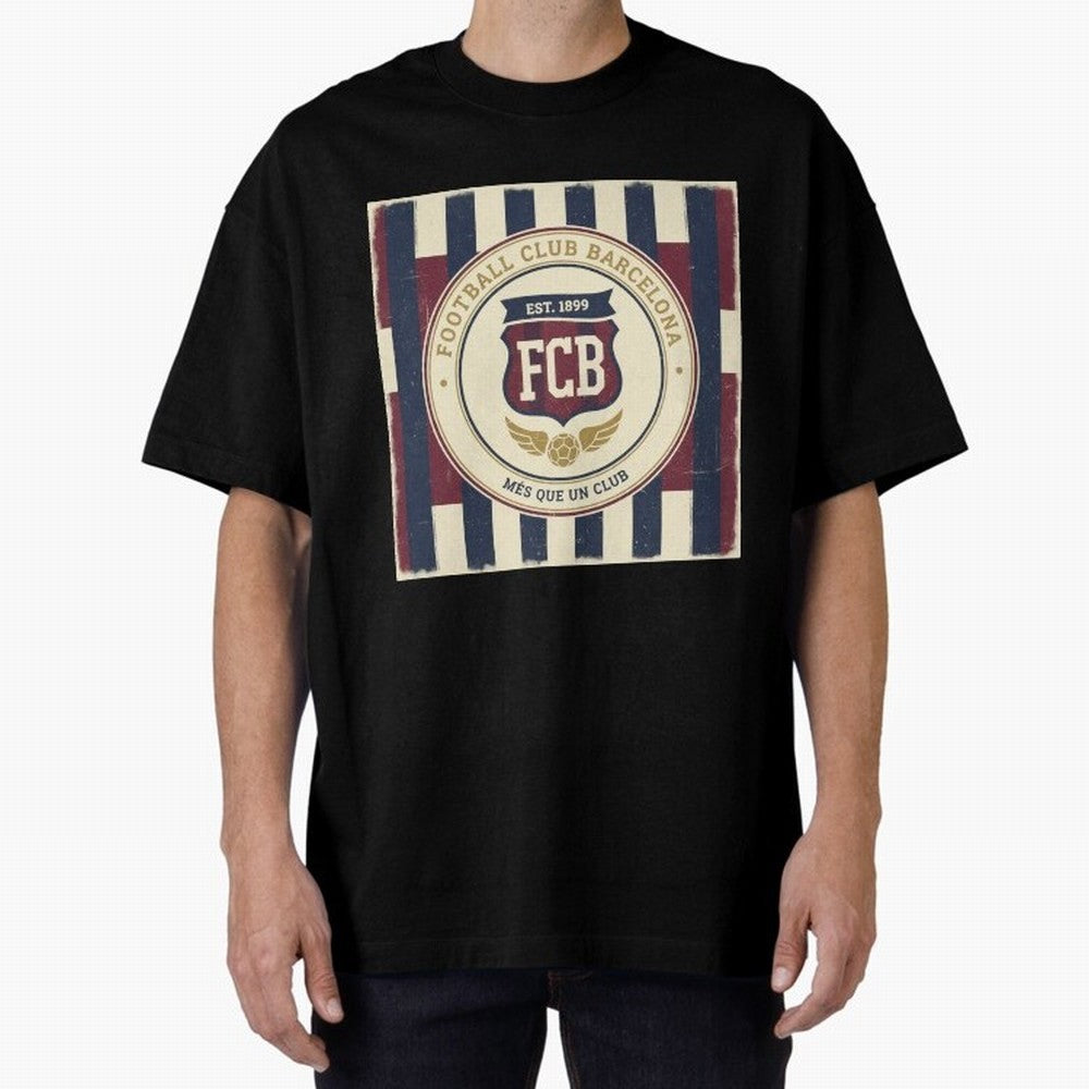 FCB Vintage - Football Fan Design Classic T-Shirt Show Your Tournament Heart for Global Football Passion for FIFA World Cup 2026 USA Canada Mexico, Inspired by CR7 and Messi, England and Germany, Game Day Rituals, Football Legends, Country Pride