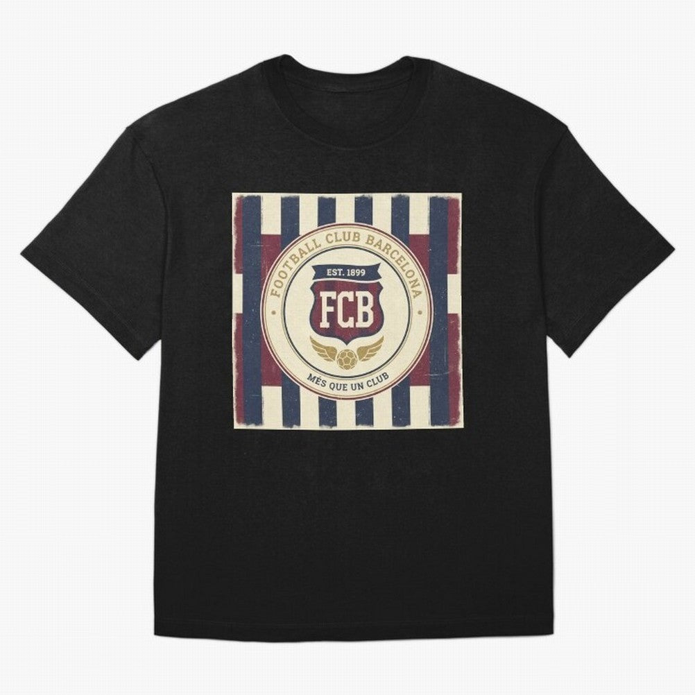 FCB Vintage - Football Fan Design Classic T-Shirt Show Your Tournament Heart for Global Football Passion for FIFA World Cup 2026 USA Canada Mexico, Inspired by CR7 and Messi, England and Germany, Game Day Rituals, Football Legends, Country Pride