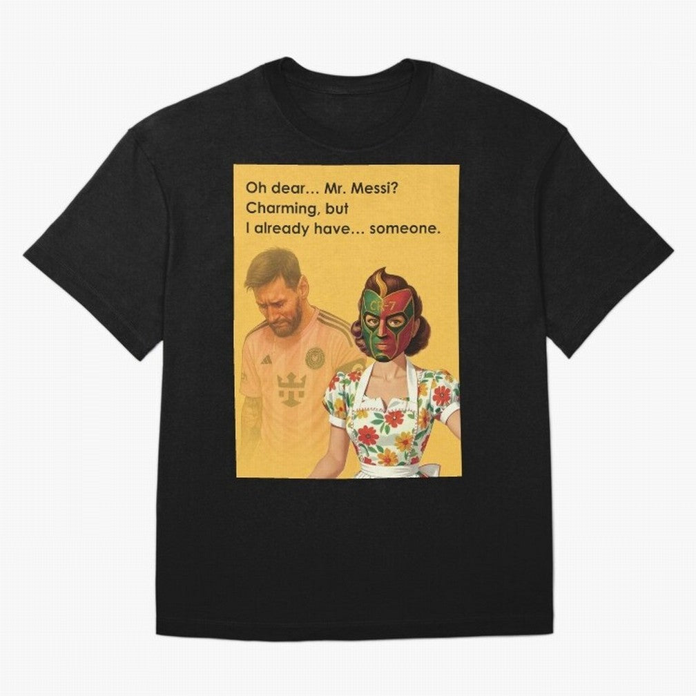 Oh Dear¡­ Mr. Messi ¨C Elegant Housewife CR-7 Meme Art Active T-Shirt Follow Every Goal of Match Day Hype around FIFA World Cup 2026 USA Canada Mexico, Mbappe, Portugal, Match Day Excitement, Supporter Culture, Golden Goals and Global Football
