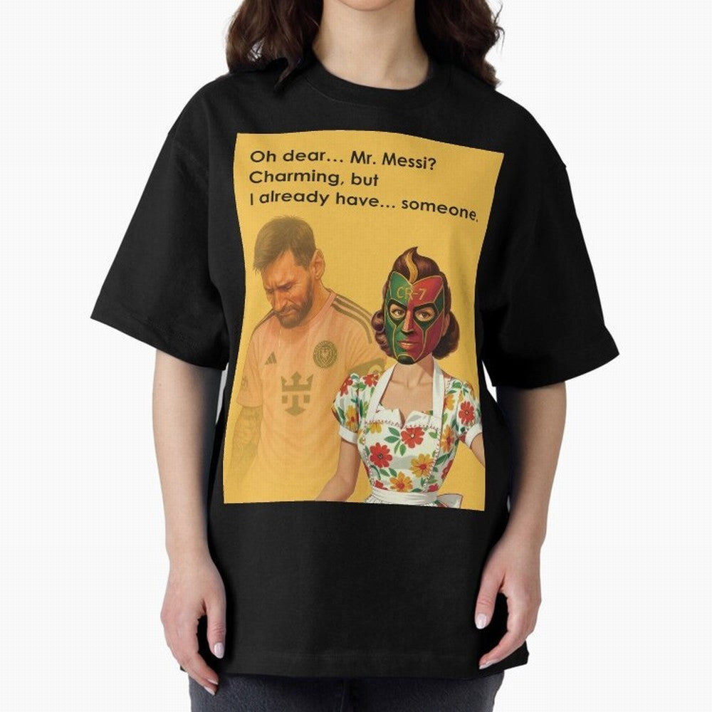 Oh Dear¡­ Mr. Messi ¨C Elegant Housewife CR-7 Meme Art Active T-Shirt Follow Every Goal of Match Day Hype around FIFA World Cup 2026 USA Canada Mexico, Mbappe, Portugal, Match Day Excitement, Supporter Culture, Golden Goals and Global Football