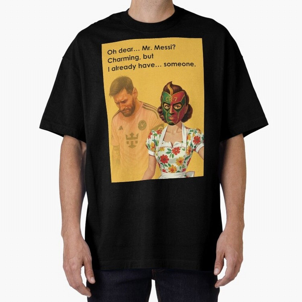 Oh Dear¡­ Mr. Messi ¨C Elegant Housewife CR-7 Meme Art Active T-Shirt Follow Every Goal of Match Day Hype around FIFA World Cup 2026 USA Canada Mexico, Mbappe, Portugal, Match Day Excitement, Supporter Culture, Golden Goals and Global Football