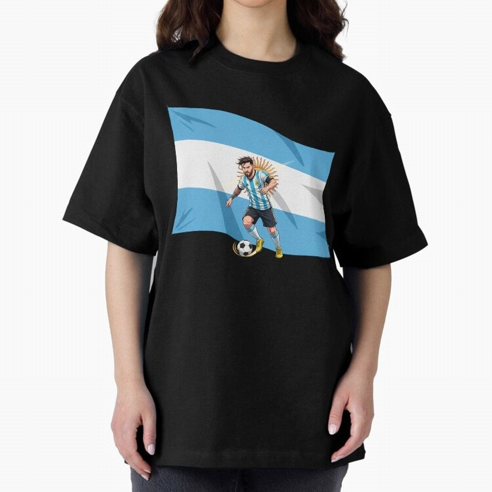 ARGENTINA-MESSI Classic T-Shirt Celebrate Rivalries and Pride in FIFA World Cup 2026 Group Stage Spirit, Centered on France, Messi, CR7 and Mbappe, Global Supporter Spirit, Legendary Goals, National Colors and Tournament Celebration; Perfect for
