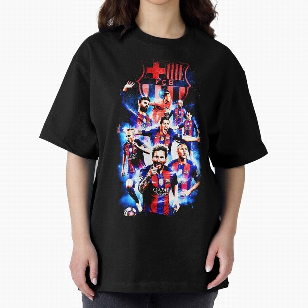Barcelona prime 2015 Classic T-Shirt Create Global Football Passion for FIFA World Cup 2026 USA Canada Mexico, Highlighting Cristiano Ronaldo, France and Portugal, Retro Football Energy, Iconic Rivalries, Trophy Chase Drama and Stadium Atmosphere;
