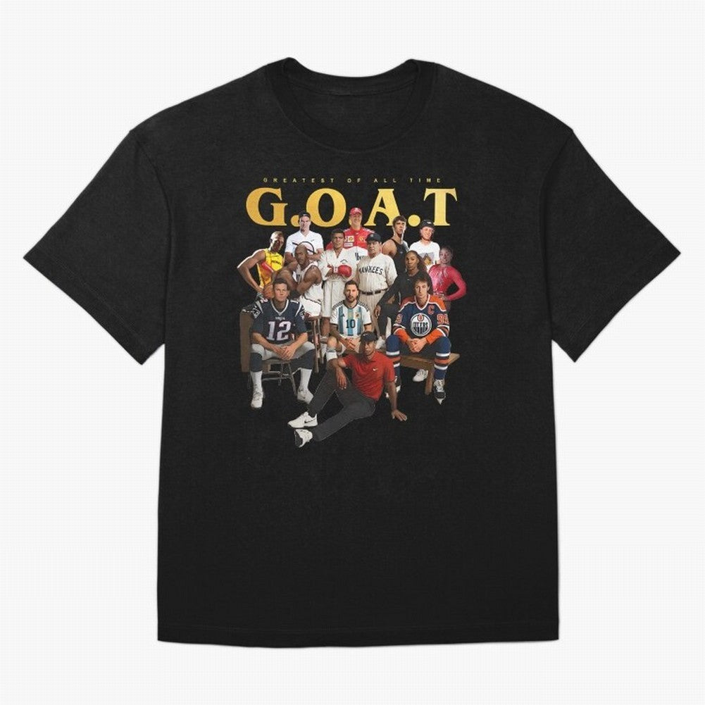 GOAT of all Sports Essential T-Shirt Make Every Kick Count in FIFA World Cup 2026 Made for Haaland, France Energy, Classic Soccer Heritage, Championship Pressure, Fan Loyalty and International Pride; Ideal for Passionate Fans Who Love Underdog