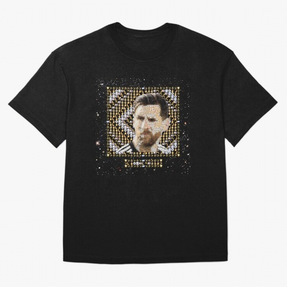 Goat Emojified Messi-Inspired Visual Tribute Classic T-Shirt Make Your Look Match Global Football Passion for FIFA World Cup 2026 USA Canada Mexico, Inspired by Haaland and Mbappe, England and Germany, Global Supporter Spirit, Legendary Goals,