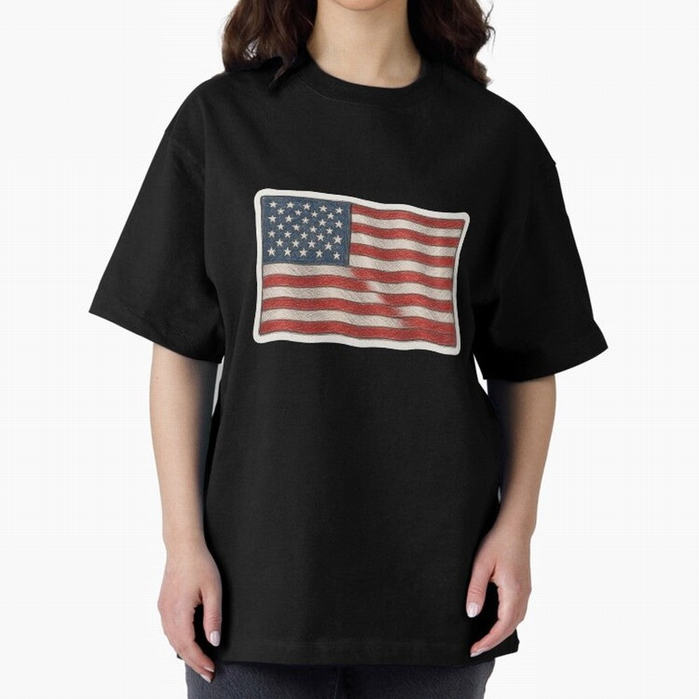 United States Flag USA Patriotic Stars and Stripes Art Classic T-Shirt Back the Journey through FIFA World Cup 2026 USA Canada Mexico Made for Cristiano Ronaldo, Haaland and CR7, France Energy, Classic Soccer Heritage, Championship Pressure, Fan