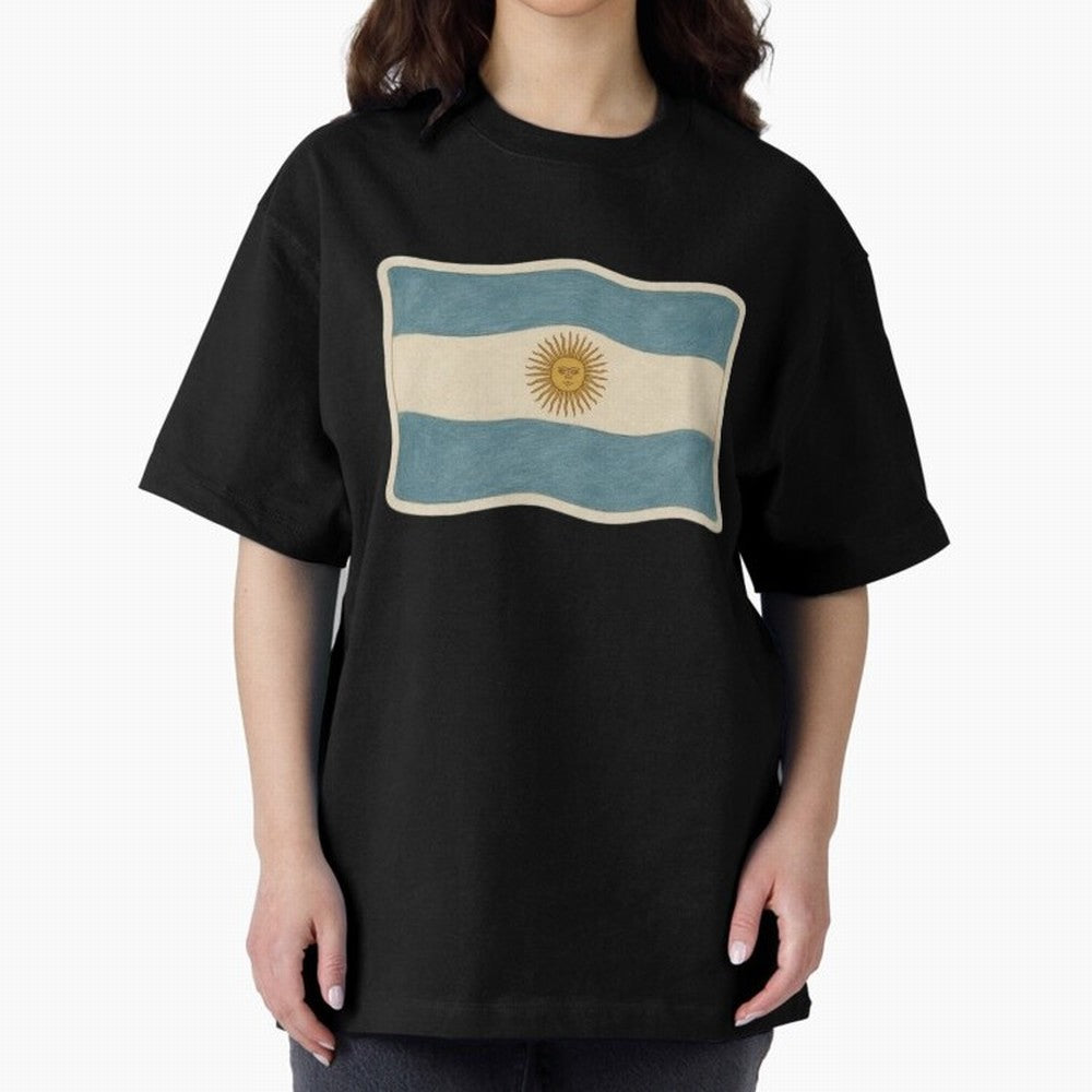 Argentina Flag Classic Sun of May National Design Classic T-Shirt Showcase FIFA World Cup 2026 Spirit, Connected to Brazil, Portugal and Argentina, Neymar, Haaland and Cristiano Ronaldo, Classic Soccer Heritage, Championship Pressure, Fan Loyalty
