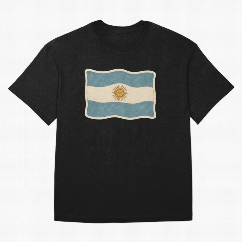 Argentina Flag Classic Sun of May National Design Classic T-Shirt Showcase FIFA World Cup 2026 Spirit, Connected to Brazil, Portugal and Argentina, Neymar, Haaland and Cristiano Ronaldo, Classic Soccer Heritage, Championship Pressure, Fan Loyalty