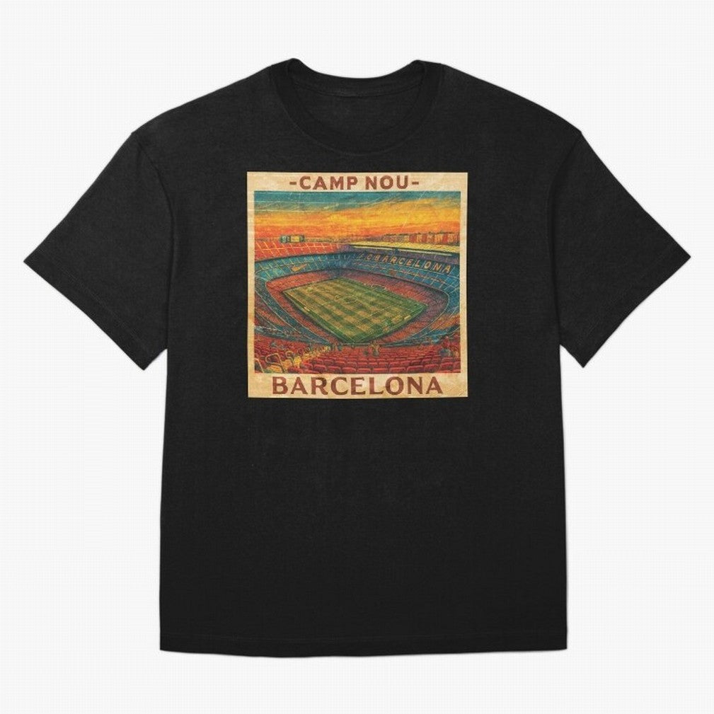 Camp Nou Barcelona FC Classic T-Shirt Feel the Heartbeat of FIFA World Cup 2026 Group Stage for Fans of Neymar and Spain and Netherlands, Bringing Stadium Chants, National Pride, Trophy Dreams and Unforgettable Football Memories; Built for