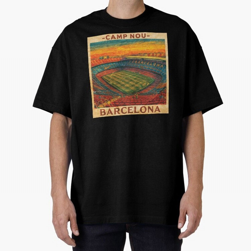 Camp Nou Barcelona FC Classic T-Shirt Feel the Heartbeat of FIFA World Cup 2026 Group Stage for Fans of Neymar and Spain and Netherlands, Bringing Stadium Chants, National Pride, Trophy Dreams and Unforgettable Football Memories; Built for