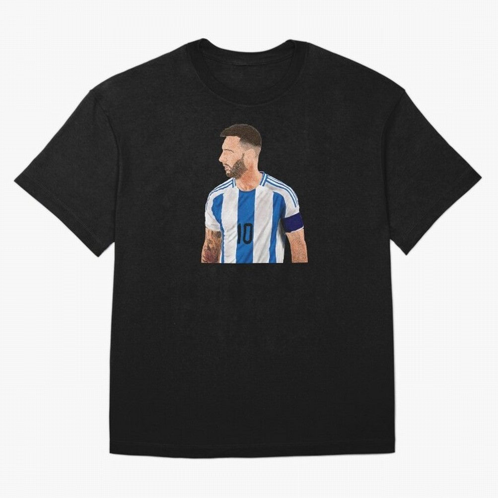 Messi em pintura digital Classic T-Shirt Represent the Passion of FIFA World Cup 2026 USA Canada Mexico for Fans of Cristiano Ronaldo, Haaland and CR7 and Netherlands, Bringing Soccer Culture, Superstar Moments, National Team Dreams and Competitive