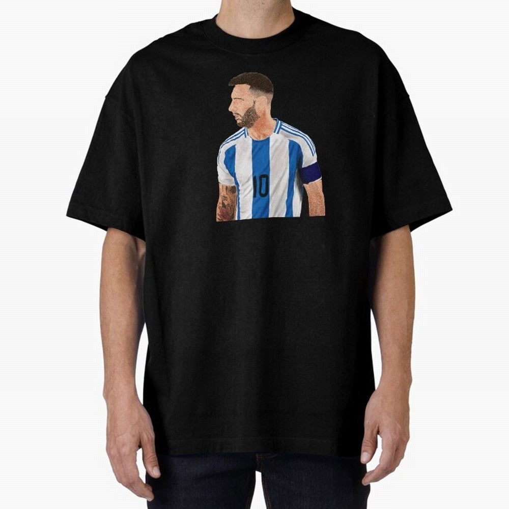 Messi em pintura digital Classic T-Shirt Represent the Passion of FIFA World Cup 2026 USA Canada Mexico for Fans of Cristiano Ronaldo, Haaland and CR7 and Netherlands, Bringing Soccer Culture, Superstar Moments, National Team Dreams and Competitive