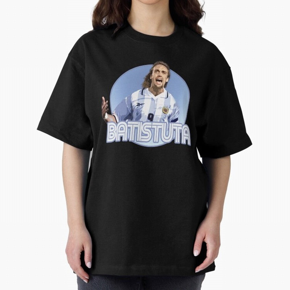 Batistuta - Classic T Shirt Classic T-Shirt Embrace Match Day Hype around FIFA World Cup 2026, Messi, England and Germany, Fan Favorite Moments, National Team Passion, Big Match Drama and Soccer History; Built for Supporters Chasing Trophy Dreams,