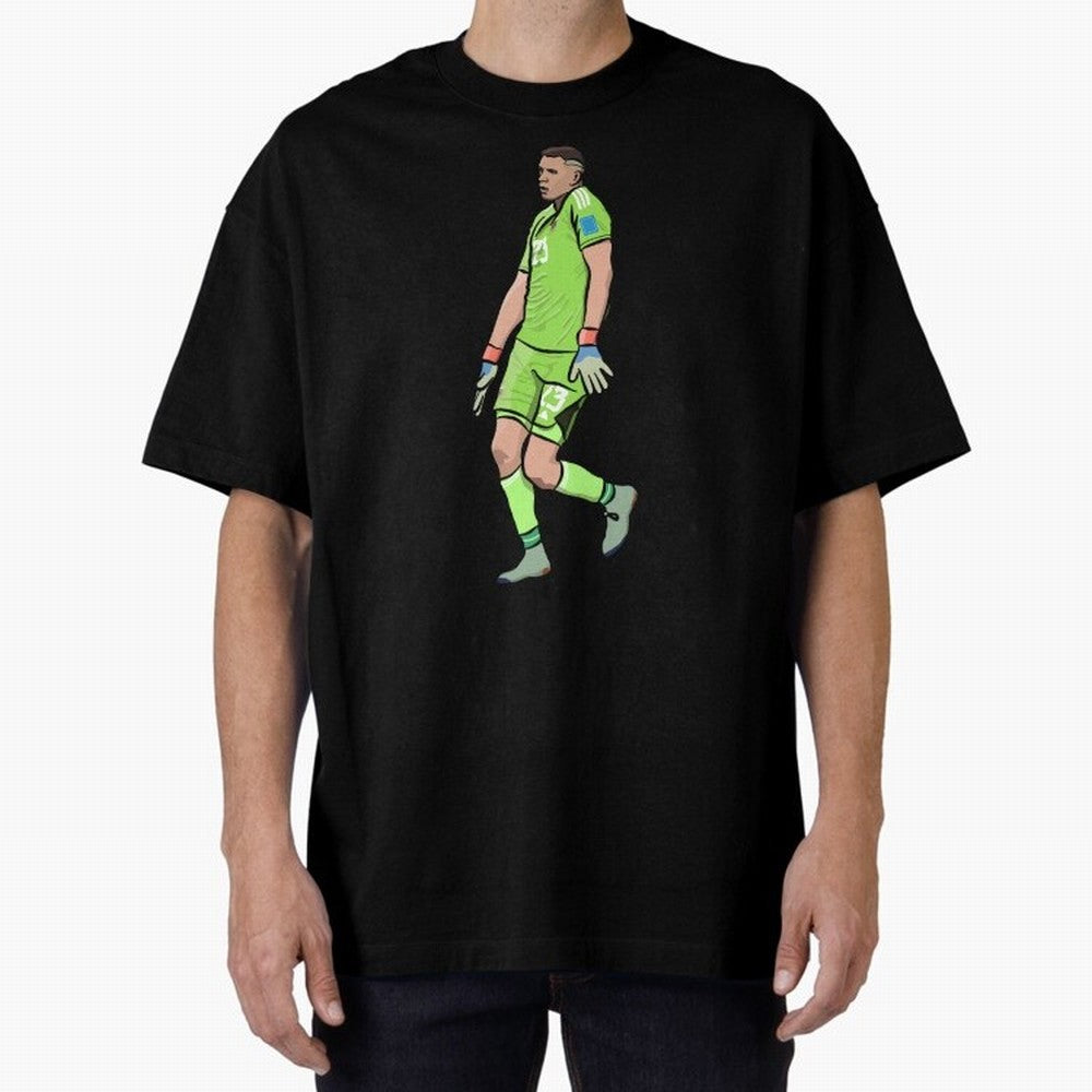 Emi Dibu Martinez Dance Celebration Classic T-Shirt Support Iconic Players in FIFA World Cup 2026 Celebrating Messi and Cristiano Ronaldo, Argentina and Brazil Energy, Football History, Final Match Energy, Crowd Noise and Once in a Lifetime
