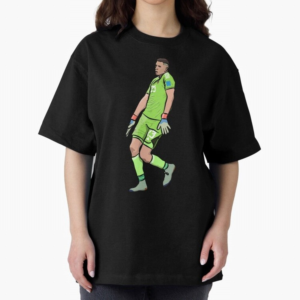 Emi Dibu Martinez Dance Celebration Classic T-Shirt Support Iconic Players in FIFA World Cup 2026 Celebrating Messi and Cristiano Ronaldo, Argentina and Brazil Energy, Football History, Final Match Energy, Crowd Noise and Once in a Lifetime