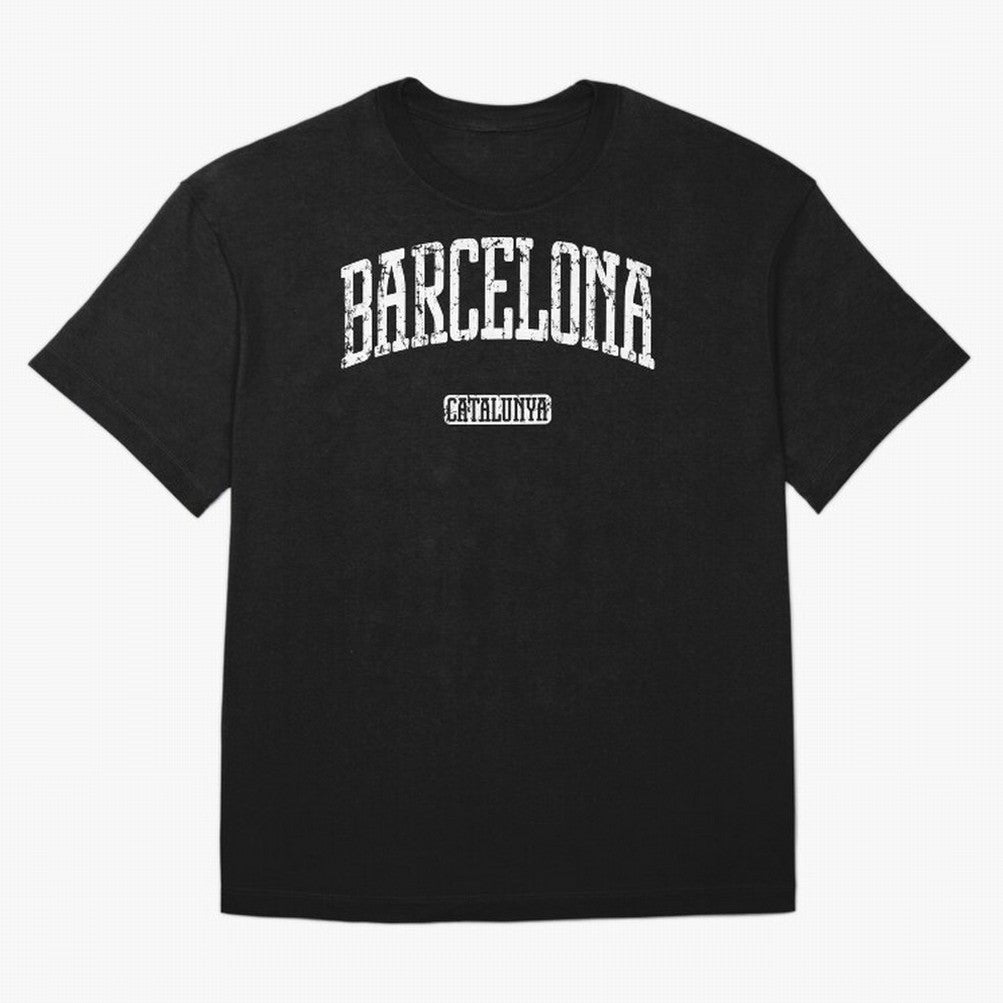 Barcelona (White Print) Essential T-Shirt Enjoy Global Football Passion for FIFA World Cup 2026 USA Canada Mexico, Celebrating Haaland and Mbappe, Portugal, Stadium Chants, National Pride, Trophy Dreams and Unforgettable Football Memories; Made for