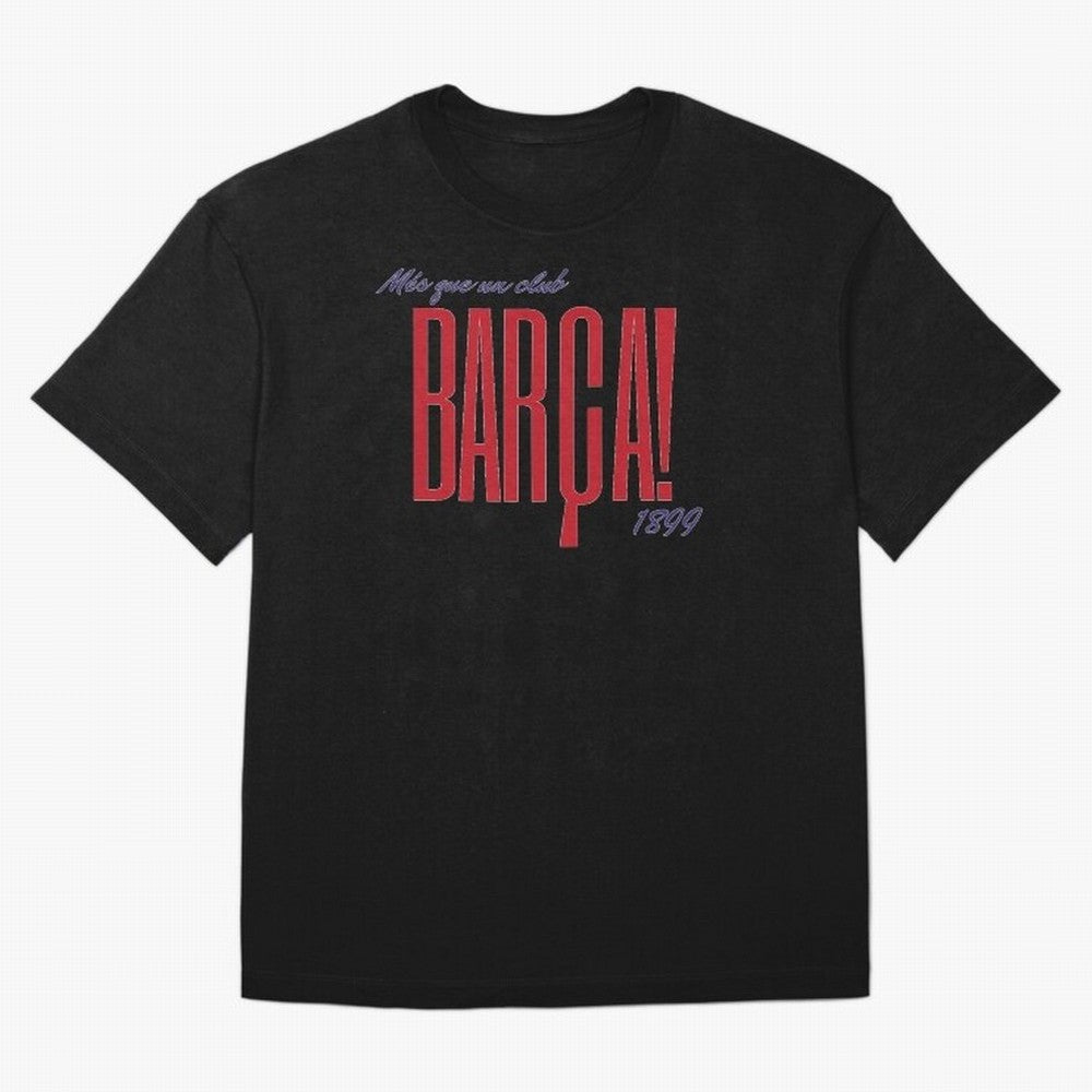 Barca Mes que un club 1899 Oversized T-Shirt Cheer through Every Moment of the FIFA World Cup 2026 USA Canada Mexico Journey through Cristiano Ronaldo Highlights, Brazil, Portugal and Argentina Pride, Goal Celebration Energy, Supporter Heritage,