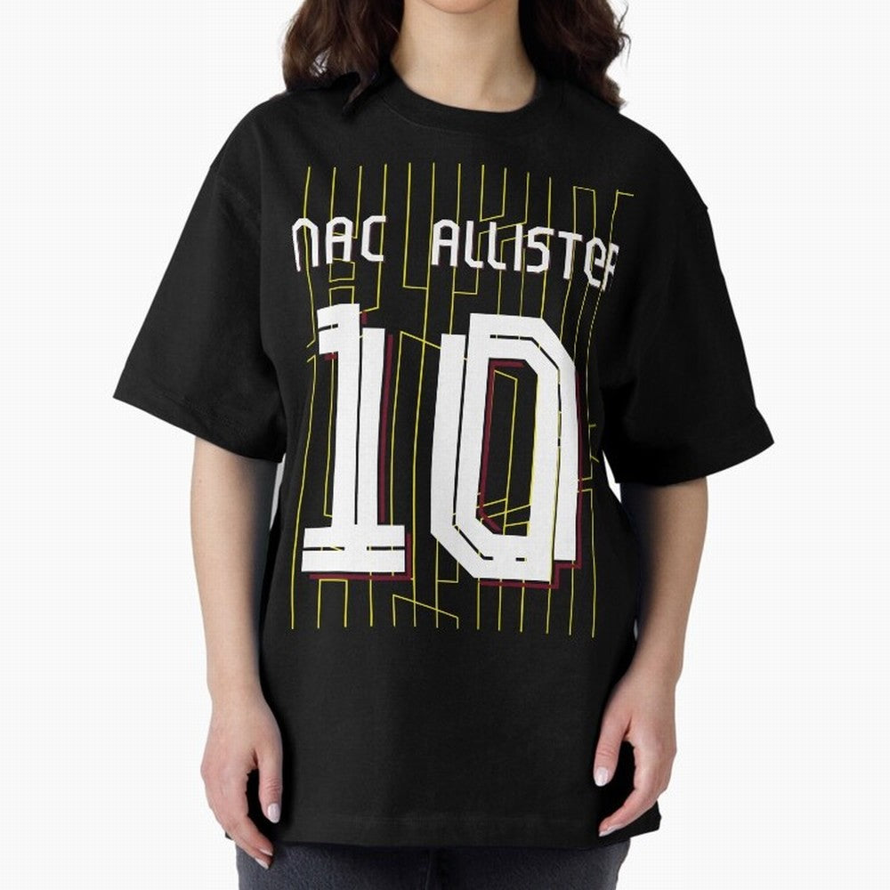 Alexis Mac Allister 10 Liverpool Home Jersey 24/25 Classic T-Shirt Bring Trophy Dreams to the FIFA World Cup 2026 USA Canada Mexico Journey through Haaland and Mbappe Highlights, Spain Pride, Football Festival Excitement, Trophy Ambitions, Country