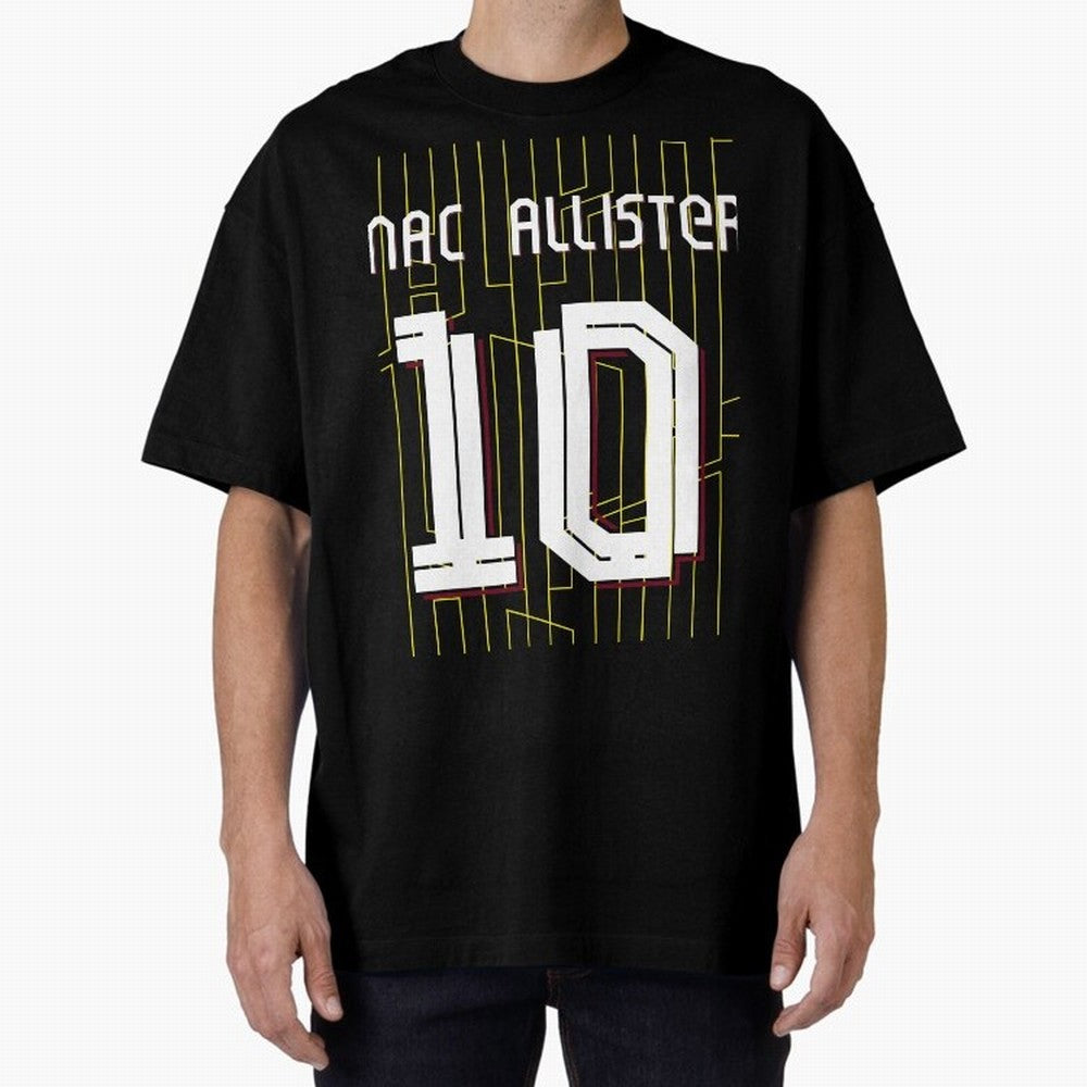 Alexis Mac Allister 10 Liverpool Home Jersey 24/25 Classic T-Shirt Bring Trophy Dreams to the FIFA World Cup 2026 USA Canada Mexico Journey through Haaland and Mbappe Highlights, Spain Pride, Football Festival Excitement, Trophy Ambitions, Country