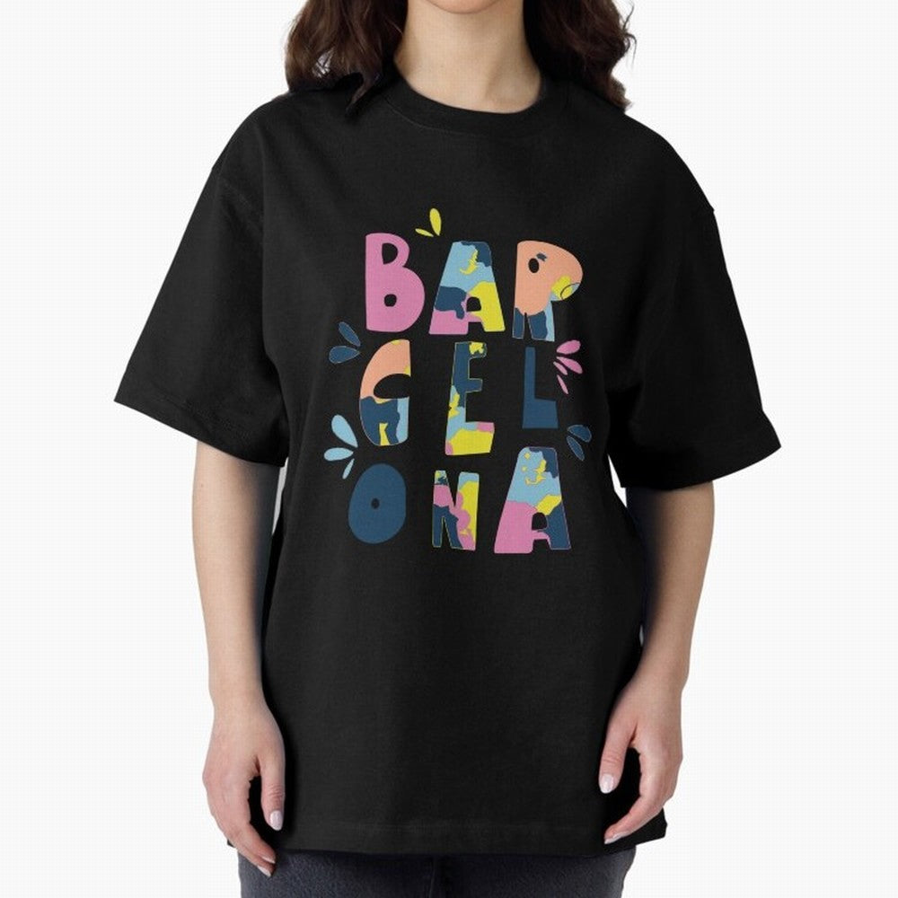 Barcelona Letters Classic T-Shirt Refresh FIFA World Cup 2026 Group Stage Spirit, with Germany, Cristiano Ronaldo, Haaland and CR7, Championship Spirit, Famous Goals, Roaring Crowds and International Football Unity; Ideal for Football Dads,