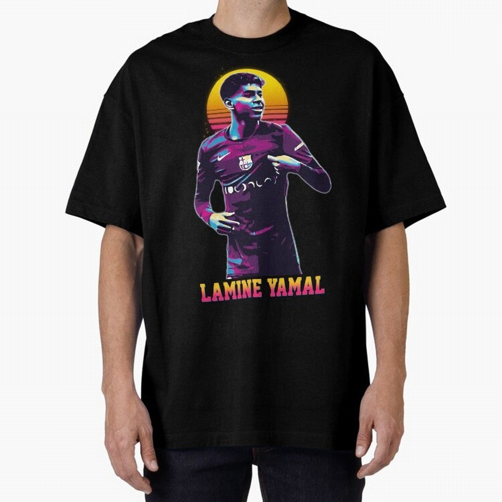 LAMINE YAMAL Oversized T-Shirt Enjoy FIFA World Cup 2026 Group Stage Driven by Mbappe and Neymar, Netherlands Energy, Global Supporter Spirit, Legendary Goals, National Colors and Tournament Celebration; Made for Die Hard Supporters, Soccer Lovers,