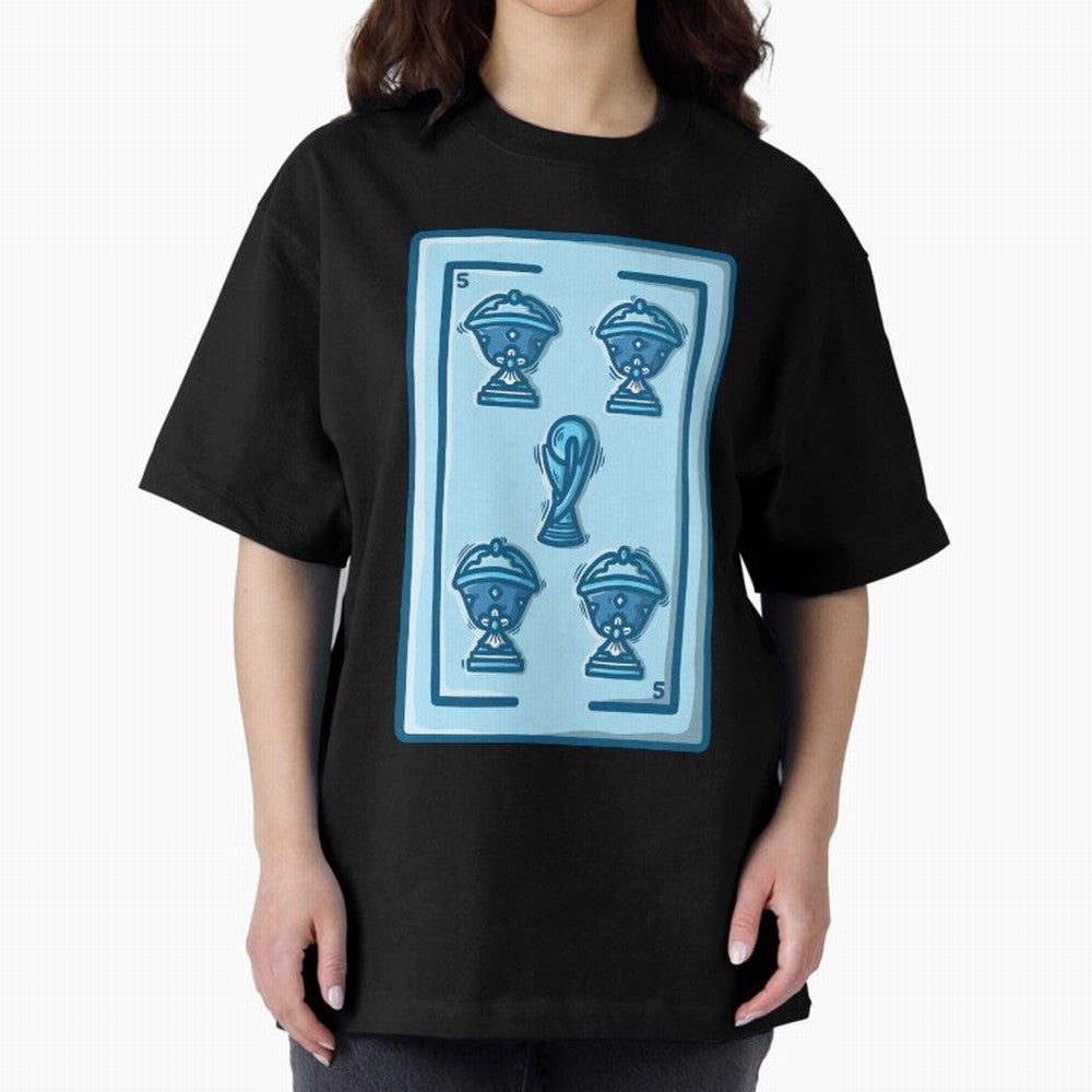 5 de copas - Argentina Classic T-Shirt Fuel the FIFA World Cup 2026 Journey through Messi, Neymar and Mbappe Highlights, England, France and Netherlands Pride, Retro Football Energy, Iconic Rivalries, Trophy Chase Drama and Stadium Atmosphere;