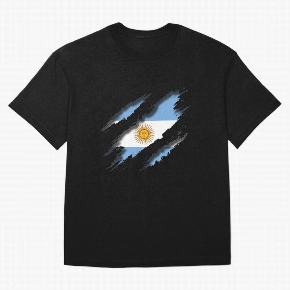 Argentina Tearing a New One Oversized T-Shirt Show Love for Legendary Goals in FIFA World Cup 2026 USA Canada Mexico for Fans of Cristiano Ronaldo, Haaland and CR7 and Brazil, Portugal and Argentina, Bringing Tournament Hype, Historic Matchups,