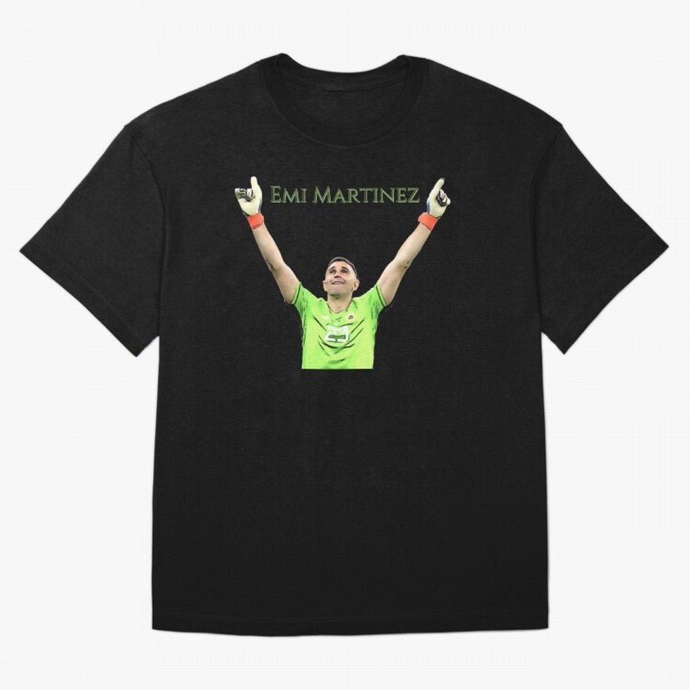 Emi Martinez Classic T-Shirt Honor Football Greatness during Match Day Hype around FIFA World Cup 2026 Group Stage, CR7, England, France and Netherlands, Worldwide Fan Energy, Dramatic Goals, Stadium Lights and Championship Celebrations; Perfect