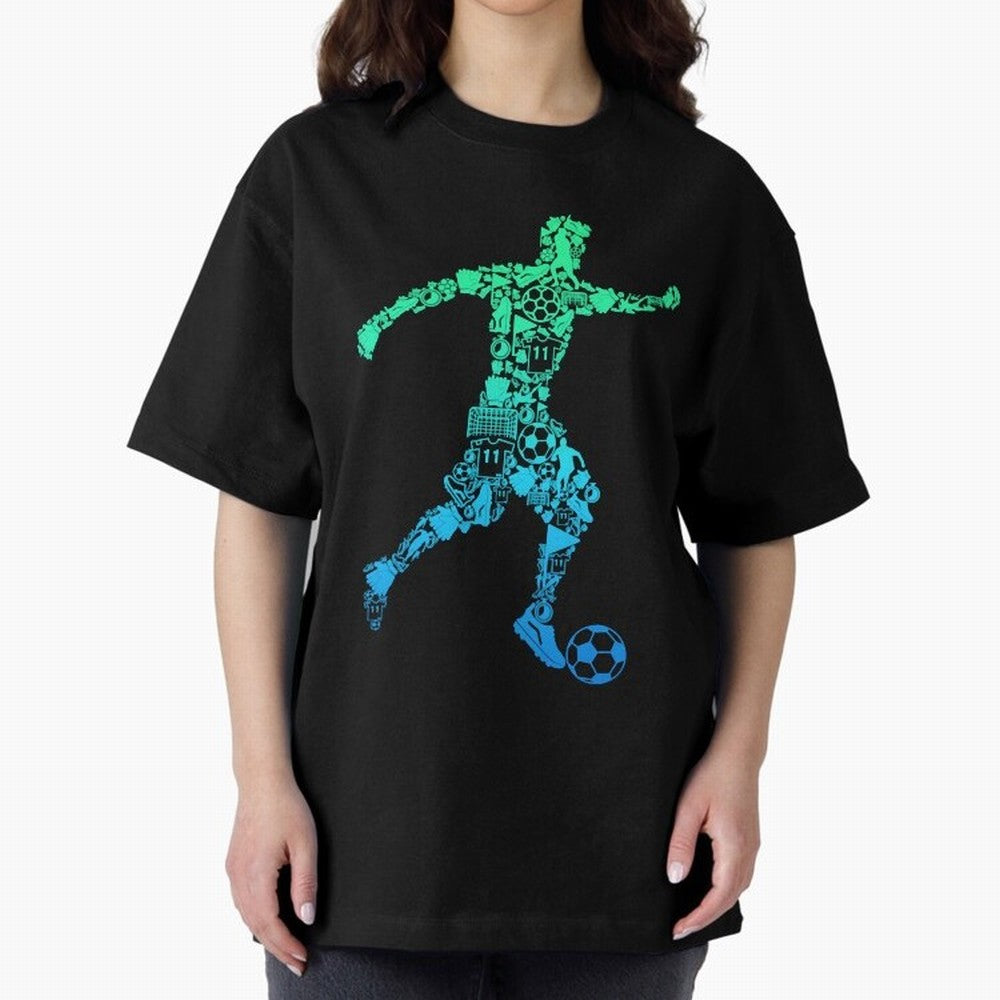 soccer soccer player boys kids Oversized T-Shirt Keep the Legacy of FIFA World Cup 2026 Spirit, Celebrating Argentina, Messi and Cristiano Ronaldo, Game Day Rituals, Football Legends, Country Pride and the Road to the Final; Created for Match Day