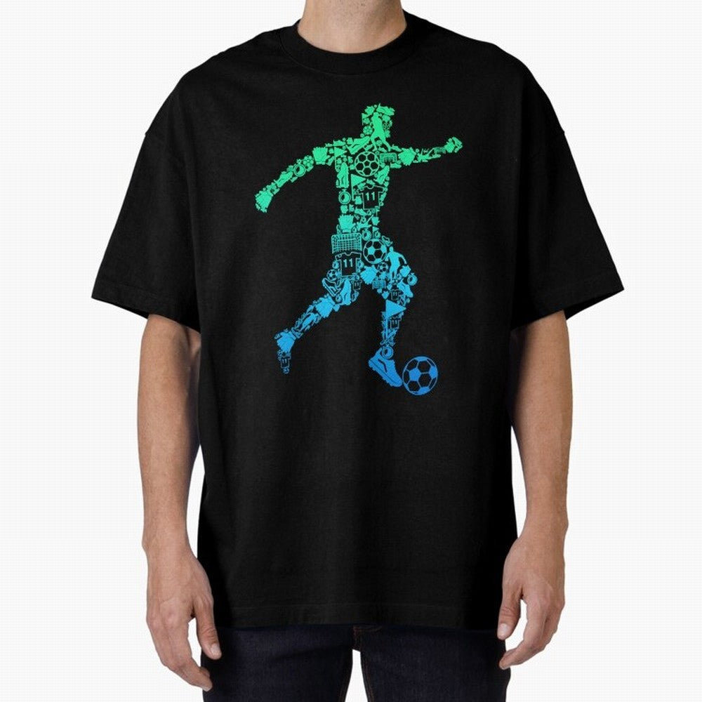 soccer soccer player boys kids Oversized T-Shirt Keep the Legacy of FIFA World Cup 2026 Spirit, Celebrating Argentina, Messi and Cristiano Ronaldo, Game Day Rituals, Football Legends, Country Pride and the Road to the Final; Created for Match Day