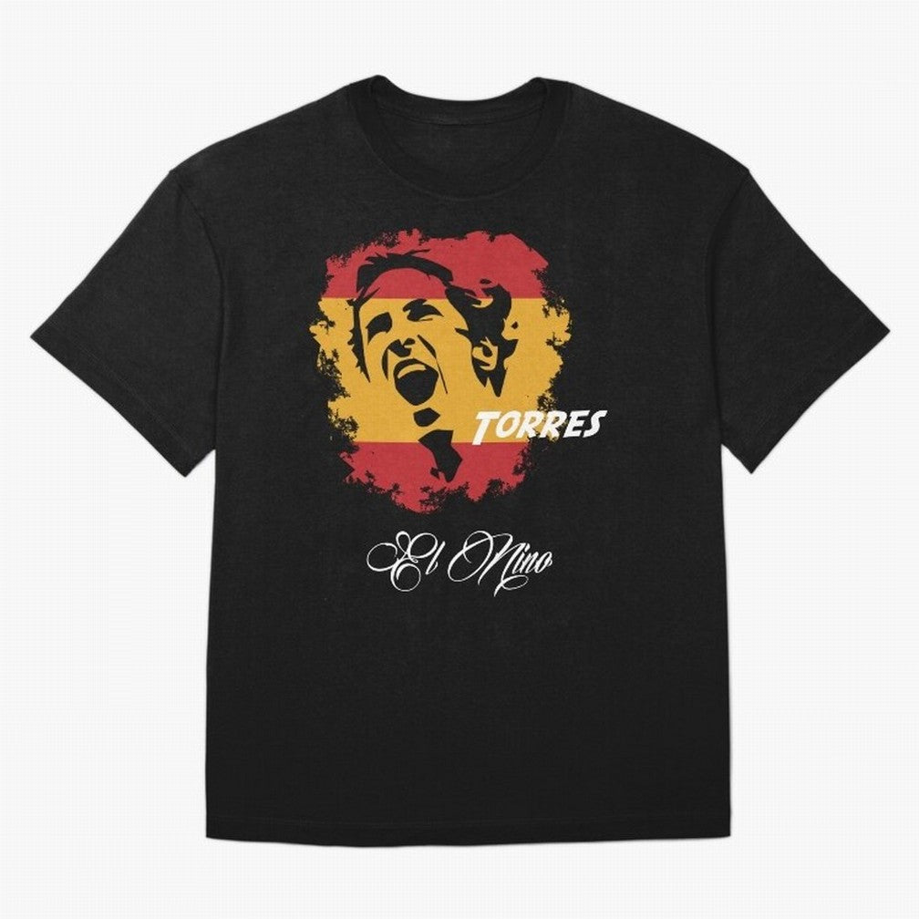 SPAIN FERNANDO TORRES WC 14 FOOTBALL T-SHIRT Essential T-Shirt Elevate FIFA World Cup 2026 with Messi and Cristiano Ronaldo, Spain Energy, Sports Nostalgia, International Competition, Famous Players and Unforgettable Victories; Built for Supporters
