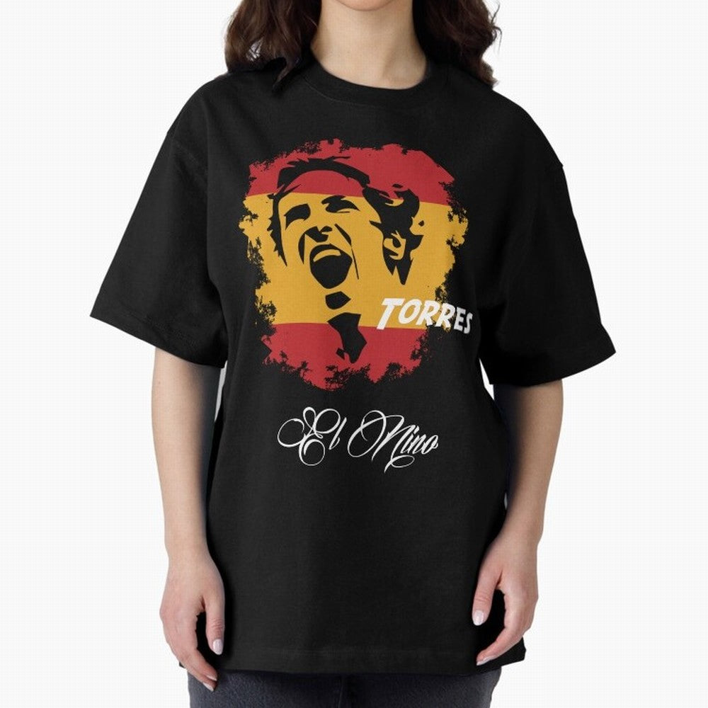 SPAIN FERNANDO TORRES WC 14 FOOTBALL T-SHIRT Essential T-Shirt Elevate FIFA World Cup 2026 with Messi and Cristiano Ronaldo, Spain Energy, Sports Nostalgia, International Competition, Famous Players and Unforgettable Victories; Built for Supporters